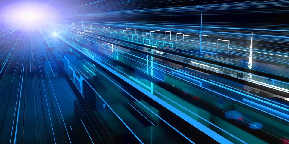 Abstract technology Stock Illustration