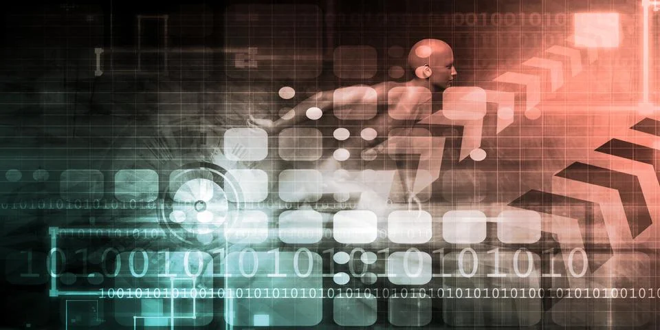 Abstract Technology 스톡 일러스트