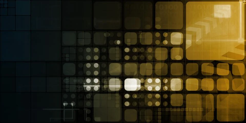 Abstract Technology Stock Illustration