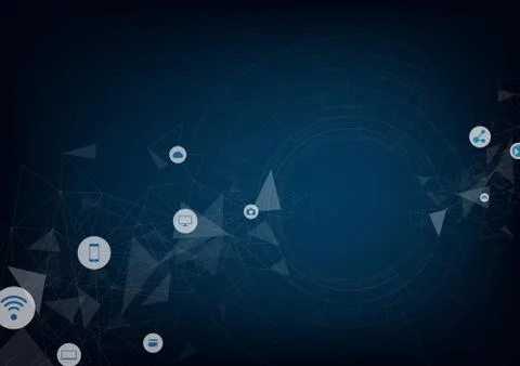 Abstract technology Stock Illustration