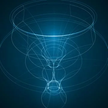 Abstract technology illustration Illustrazione stock