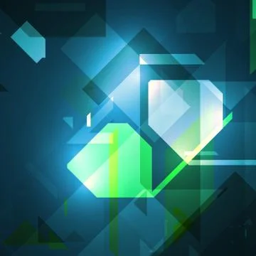 Abstract technology illustration Stock Illustration