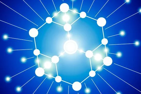 Abstract technology illustration. Illustrazione stock