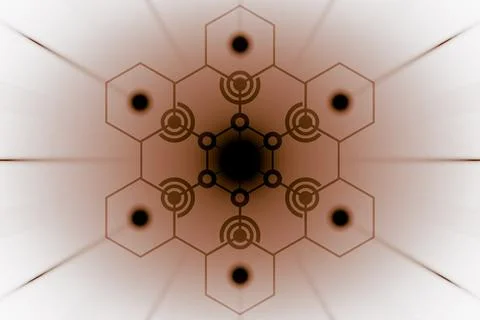 Abstract technology illustration. Stock-Illustration