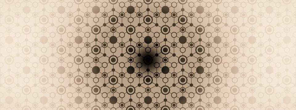 Abstract technology illustration. Illustrazione stock