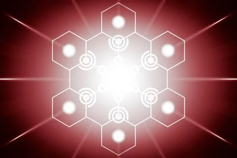 Abstract technology illustration. Stock-Illustration