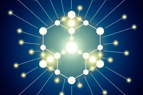 Abstract technology illustration. Ilustração Stock