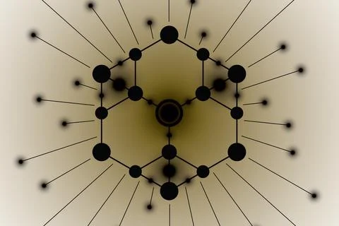 Abstract technology illustration. Stock Illustration