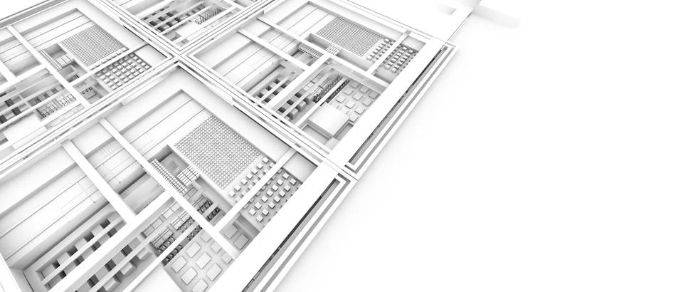 Abstract technology image, digital processing and information system integr.. 写真素材