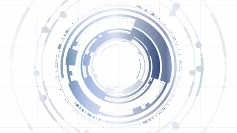 Abstract technology interface hud platform background template vector 스톡 일러스트