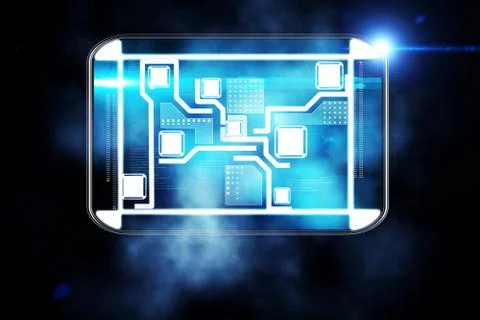 Abstract technology interface 스톡 일러스트