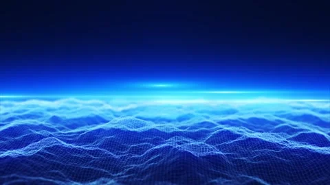 Abstract technology landscape Stock Footage 308593427