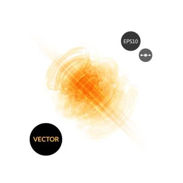 Abstract technology laser pulse shot or plasma bullet, circles energy and geo Stock Illustration