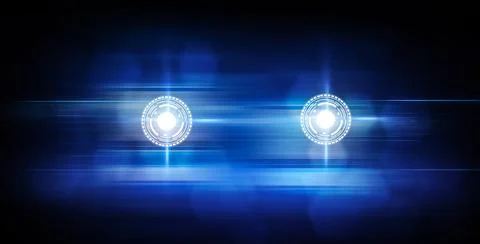 Abstract technology light background Illustrazione stock