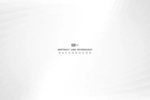 Abstract technology lines of gray design. illustration vector eps10 Stock Illustration