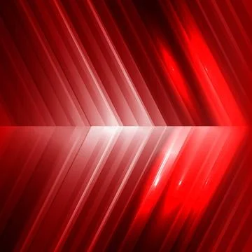  Abstract technology lines Vector red arrow background. Illustration Eps 1... Stock Photos