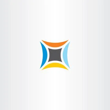 Abstract technology logo star icon vector Stock Illustration