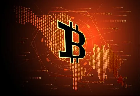 Abstract technology map world dot digital money ui futuristic Concept future  Иллюстрация