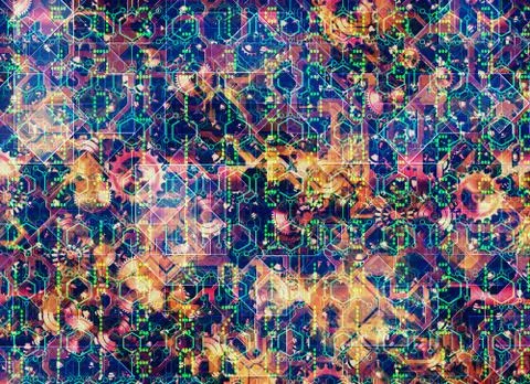 Abstract technology modern background Stock Illustration