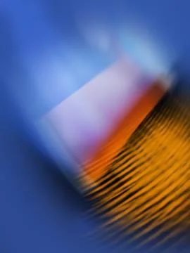 Abstract technology motion particles blurry background. Scientific technology Stock Photos