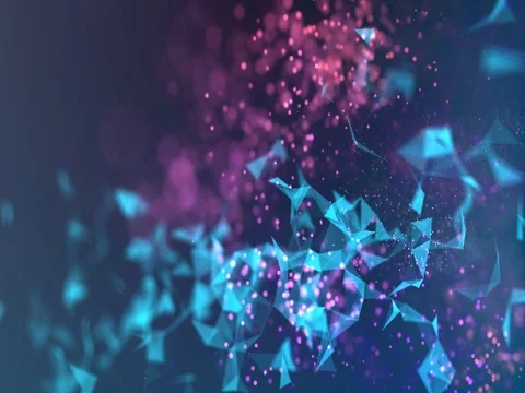 Abstract technology network  animation Stock Footage 73905197