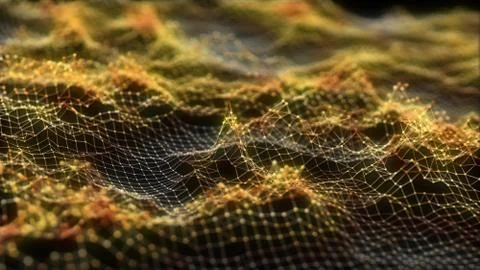 Abstract technology network background. Stock Illustration