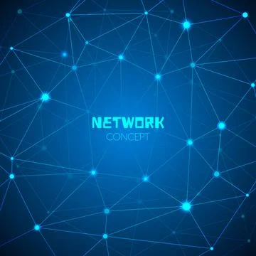 Abstract Technology Network Concept イラスト素材