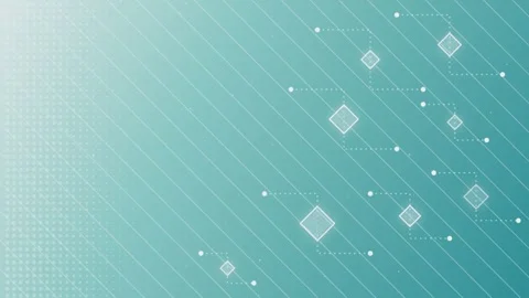 Abstract technology network connection and data flow motion graphic backgroun 库存影片 341096445
