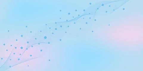 Abstract technology network connection points and lines イラスト素材