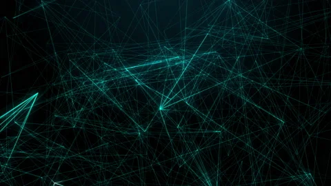 Abstract technology network data background concept. 4K animation. 動画素材 240077684