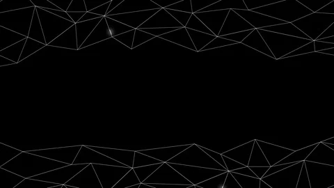 Abstract technology network digital data transfer glowing on black background Stock Footage 91801126