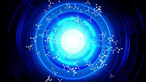 Abstract technology network of generic  data along various connection Video stock 88578415