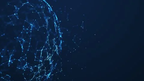 Abstract technology network. Stock-Illustration