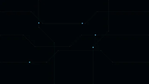Abstract technology network motion background Video stock 344809768