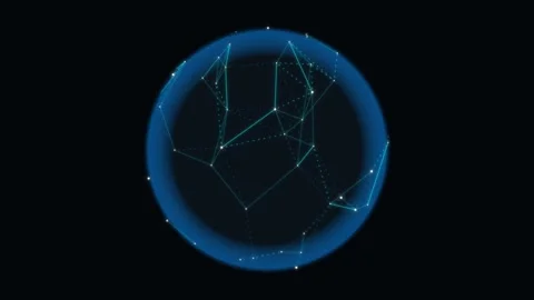 Abstract technology network motion graphic in 4K 스톡 동영상 344953691