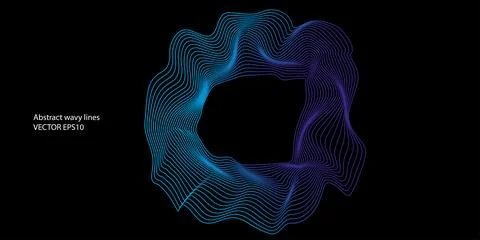 Abstract technology particles lines mesh background Stock Illustration