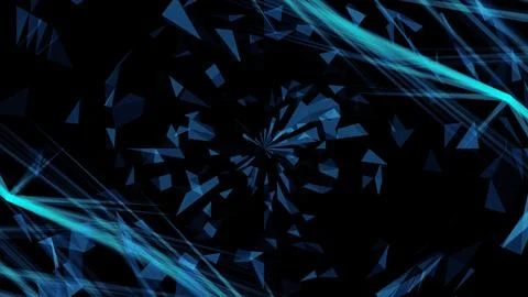 Abstract technology particles mesh background Stock Illustration