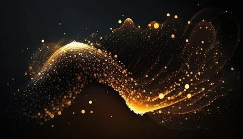 Abstract technology particles mesh sharp high quality Stock Illustration