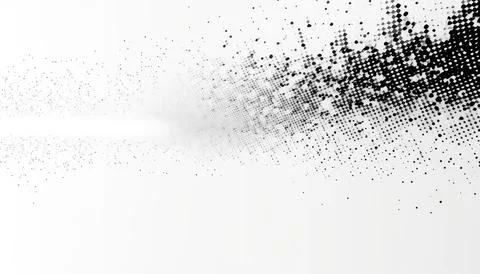 Abstract technology particles mesh sharp high quality Stock Illustration