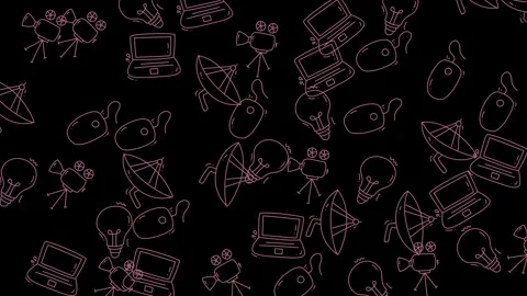 Abstract Technology Pattern - A Seamless Blend of Innovation. Stock Footage 320164082