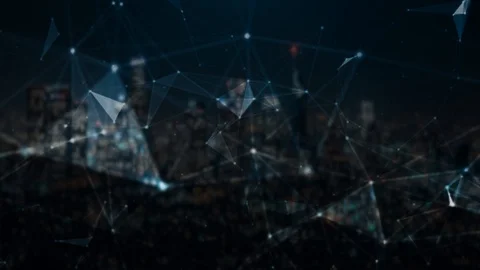 Abstract technology plexus background Stock Footage 104403351