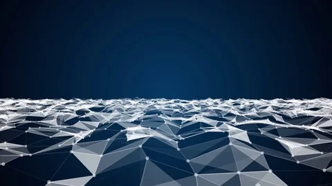 Abstract technology plexus stylish dynamic digital background. LOOP Stock Footage 70822181