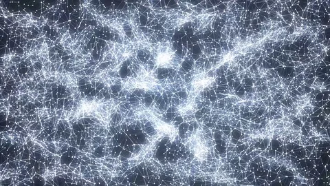 Abstract technology plexus stylish dynamic digital background. LOOP Stock Footage 70823562