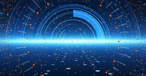 Abstract Technology Related Background Render イラスト素材