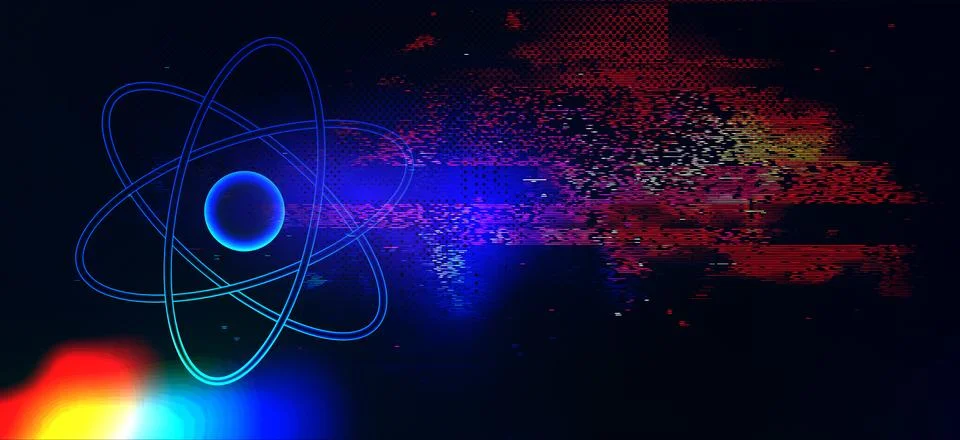 Abstract technology science background. Dark digital backdrop Stock Illustration