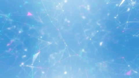 Abstract technology, science engineering motion background. Abstract plexus Stock Footage 114883843