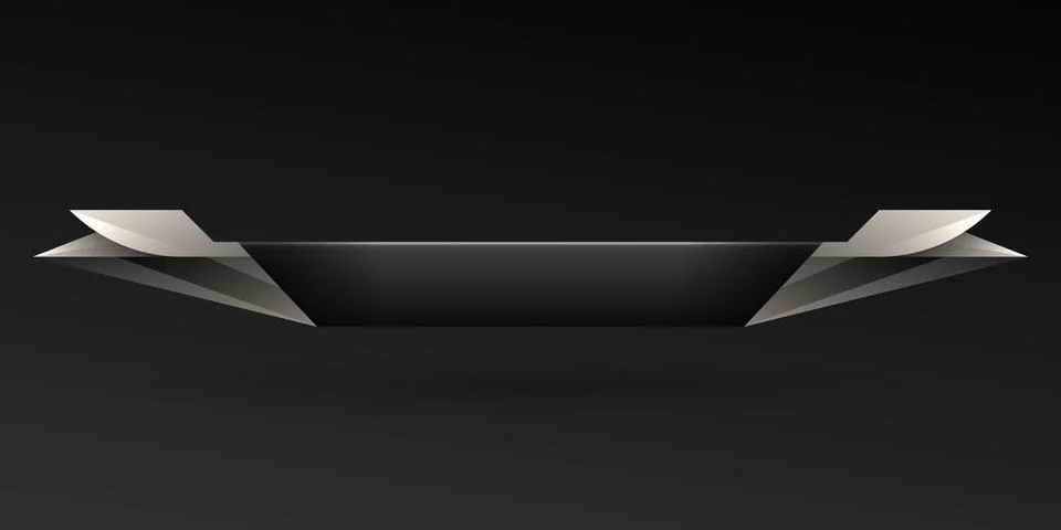 Abstract technology screen gui screen title lower third banner banner Stock Illustration