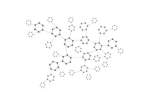 . Abstract technology shape. Science abstract shape with copy space. 库存插图