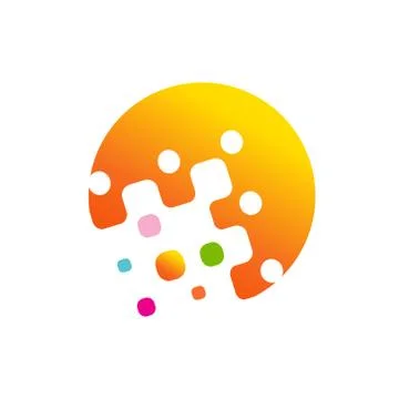 Abstract technology sign Stock Illustration