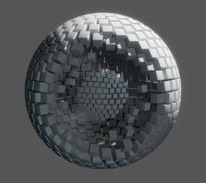 Abstract technology sphere Ilustración de archivo